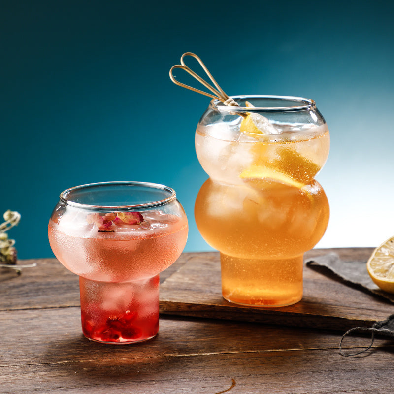 Net Red Glass Ice Latte Coffee Milk Beverage Juice Dessert Shop  Cup