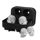 Skull Ice Tray Mold – Silicone Ice Cube Maker