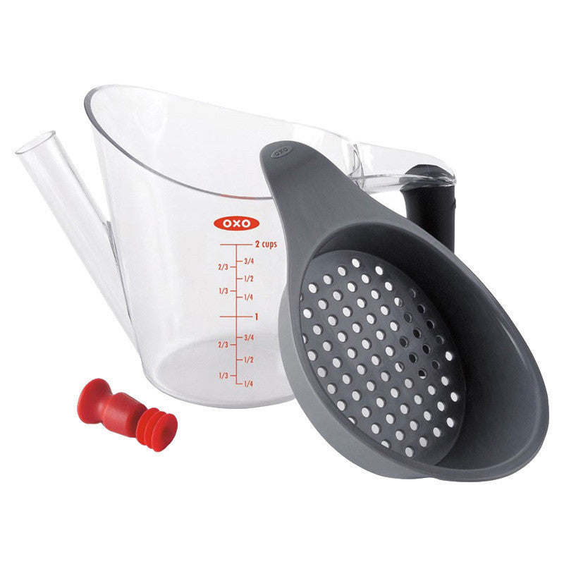 Unique Kitchen Utensil Cooking Meat Tools 2 Cup Fat Separator Stainers
