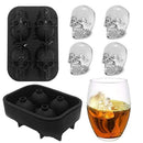 Skull Ice Tray Mold – Silicone Ice Cube Maker